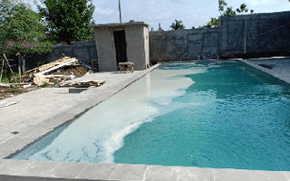 contoh foto renovasi kolam